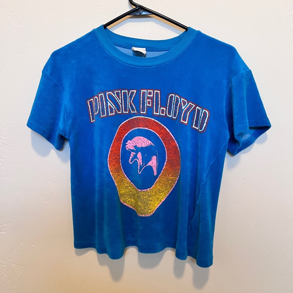 MADEWORN ROCK Pink Floyd Terry Cloth Tee size medium - Picture 2 of 8